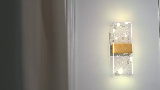 Indoor Acrylic Wall Lamp 6W Modern LED Wall Light Nordic Sconce Lamps Balcony Bedside Lights for Home Decoration AC85-265V