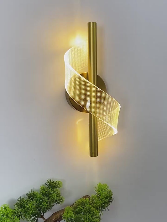 Nordic LED Wall Lamp - Modern Indoor Decorative Sconce for Bedroom, Bedside, Parlor, and Background Wall Lighting