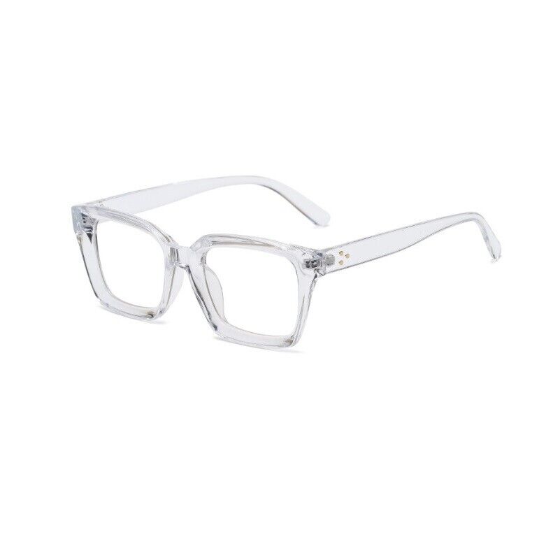 Retro Clear Lens Square Glasses Frame – Unisex Fashion Eyewear for Men & Women