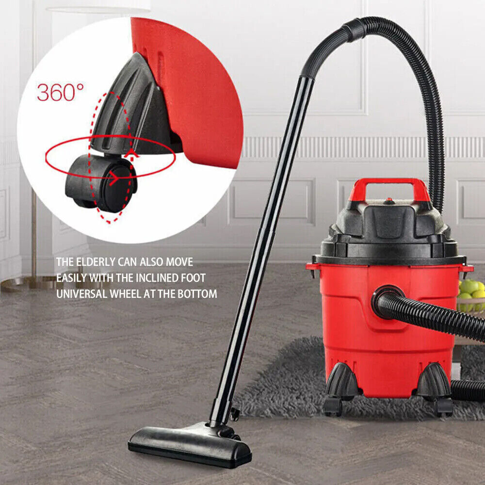 1500W Vacuum Cleaner Wet and Dry Bagless 15L Cylinder Powerful Compact Cleaning