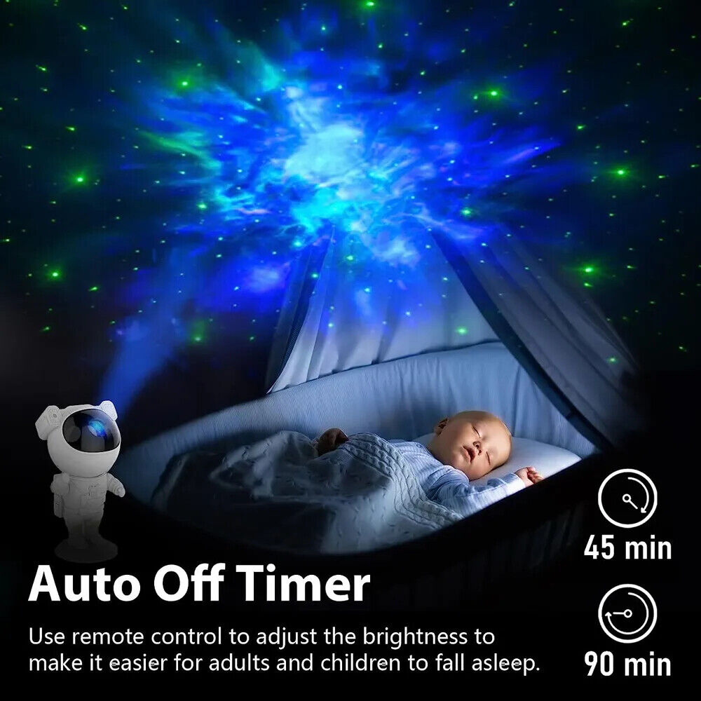 Astronaut LED Starry Galaxy Projector Night Light Lamp Nebula Moon Star