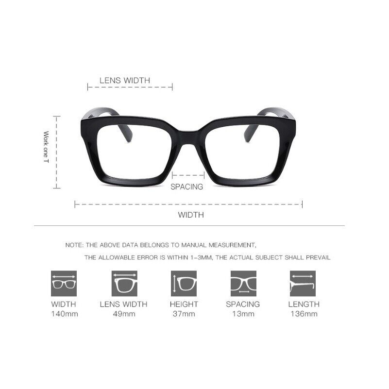 Retro Clear Lens Square Glasses Frame – Unisex Fashion Eyewear for Men & Women