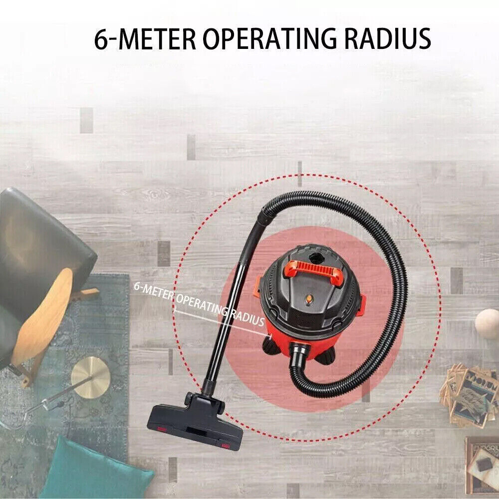 1500W Vacuum Cleaner Wet and Dry Bagless 15L Cylinder Powerful Compact Cleaning