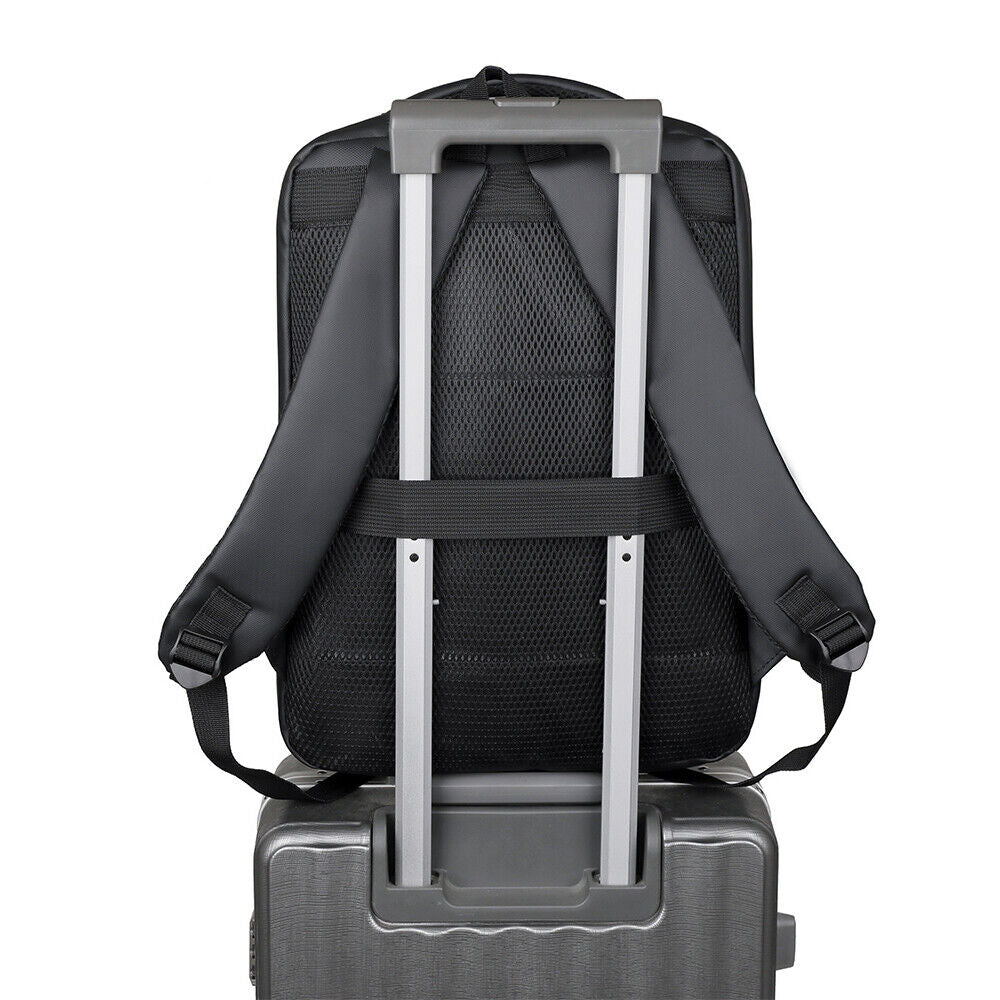 Women Men Backpack anti Theft Laptop Rucksack Business School Bag USB Charging