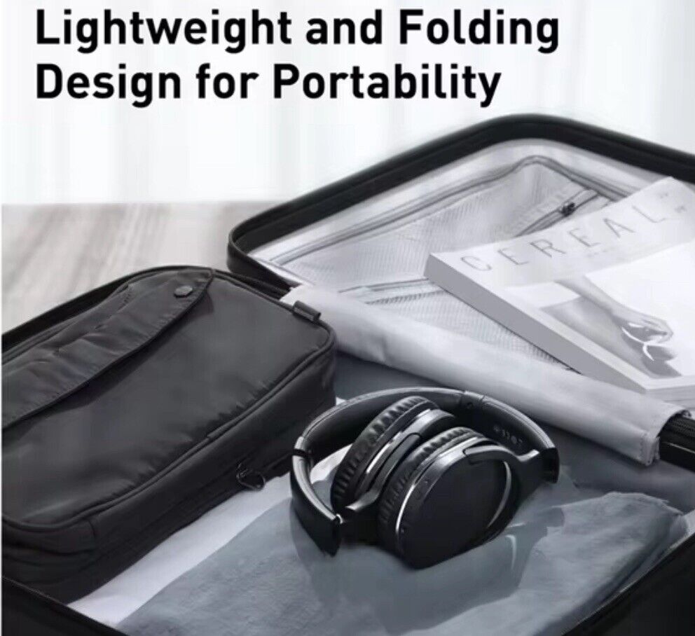 Headphones D02 Pro Wireless Bluetooth 5.3 Foldable Over-Ear Earphones