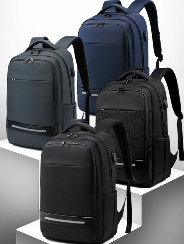 Large Men Women Backpack Charging Laptop Travel School Bag Work Rucksack
