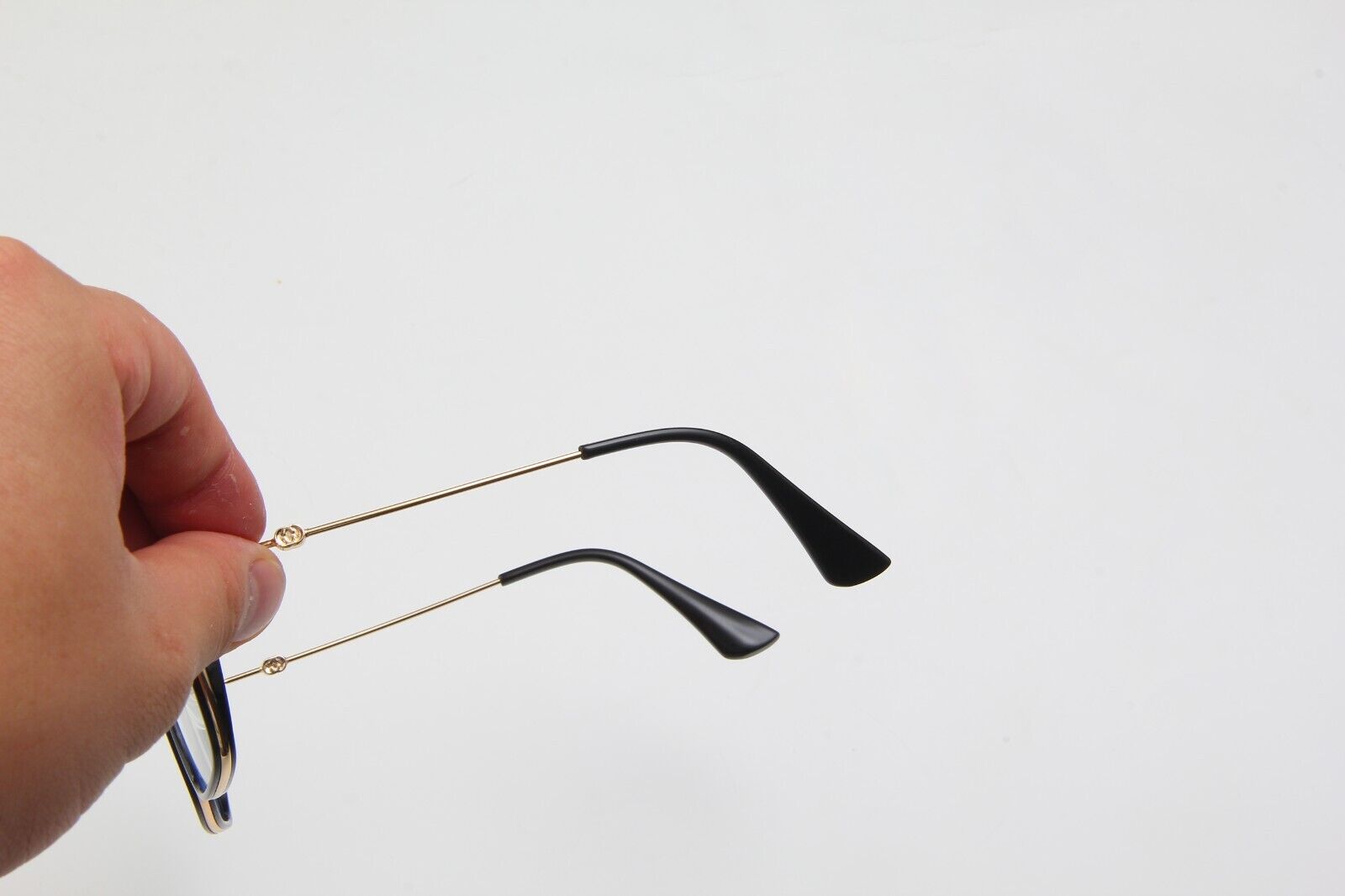 Oversized Square Metal Frame Eyeglasses – Retro Anti-Blue Light Glasses for Men & Women