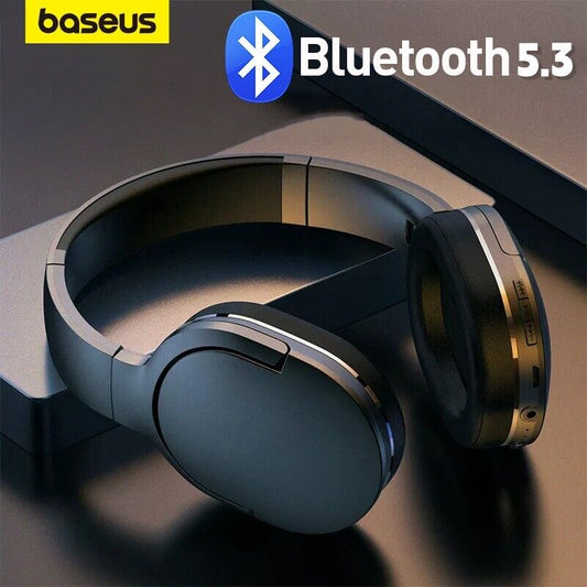 Wireless Bluetooth 5.3 Headphones Foldable Wireless Over-Ear Earphones