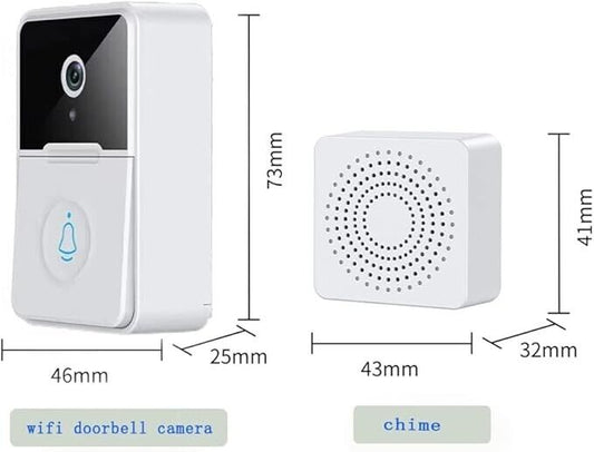 Wireless Smart Video Doorbell Wibell Security Intercom HD Video Camera Door Bell