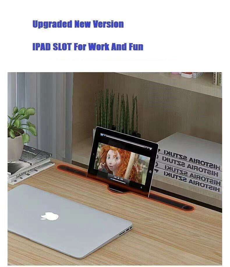 Adjustable Folding Laptop Table with Non-Slip Legs – Portable Bed Sofa Desk Stand for Laptops, Tablets, Breakfast Tray, and More