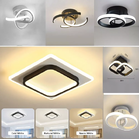 LED Lamp Ceiling Light Modern Chandelier Living Room Bedroom Pendant Lights