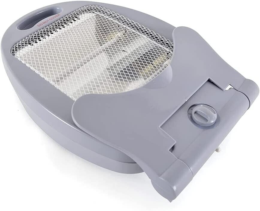 Portable Halogen Electric Heater – 400W/800W Quartz Instant Heat, Compact with Overheat Protection for Home & Office