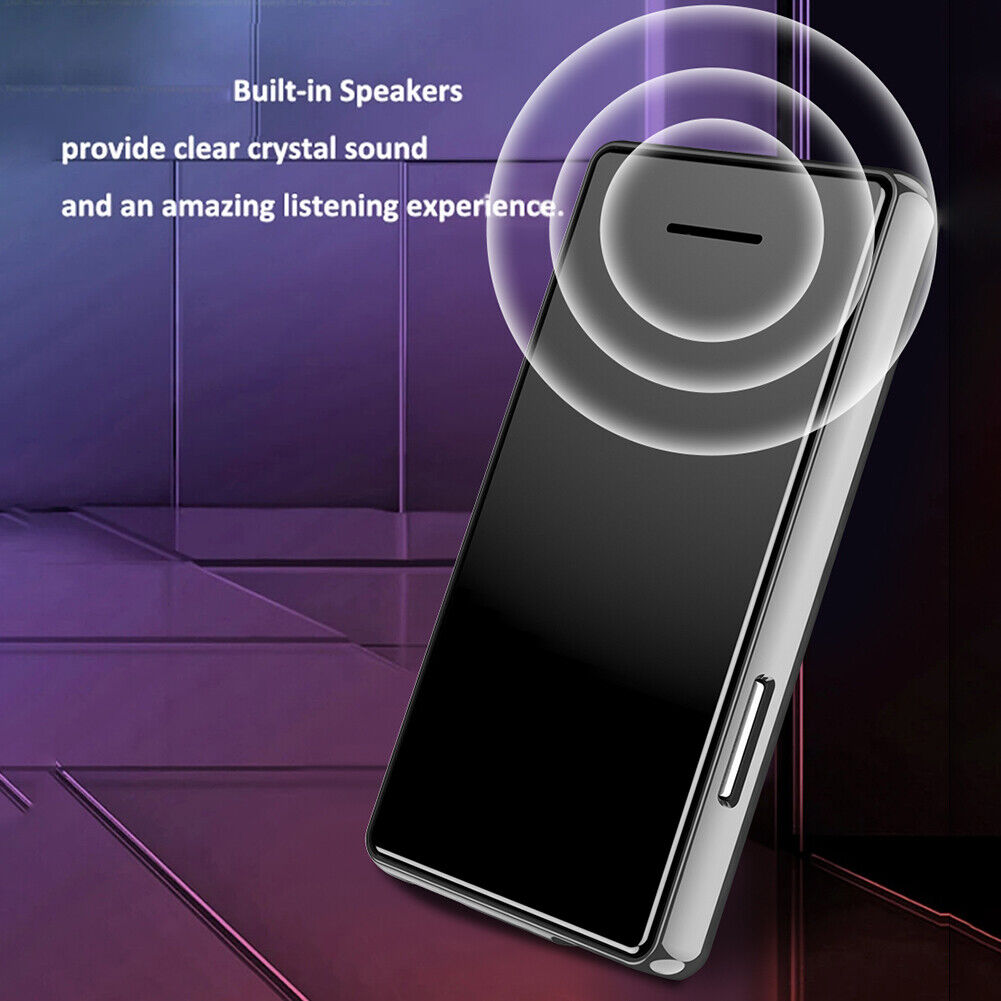 8/16/32GB MP3 MP4 Player with Bluetooth 5.0, Built-In HD Speaker, 1.8" Screen
