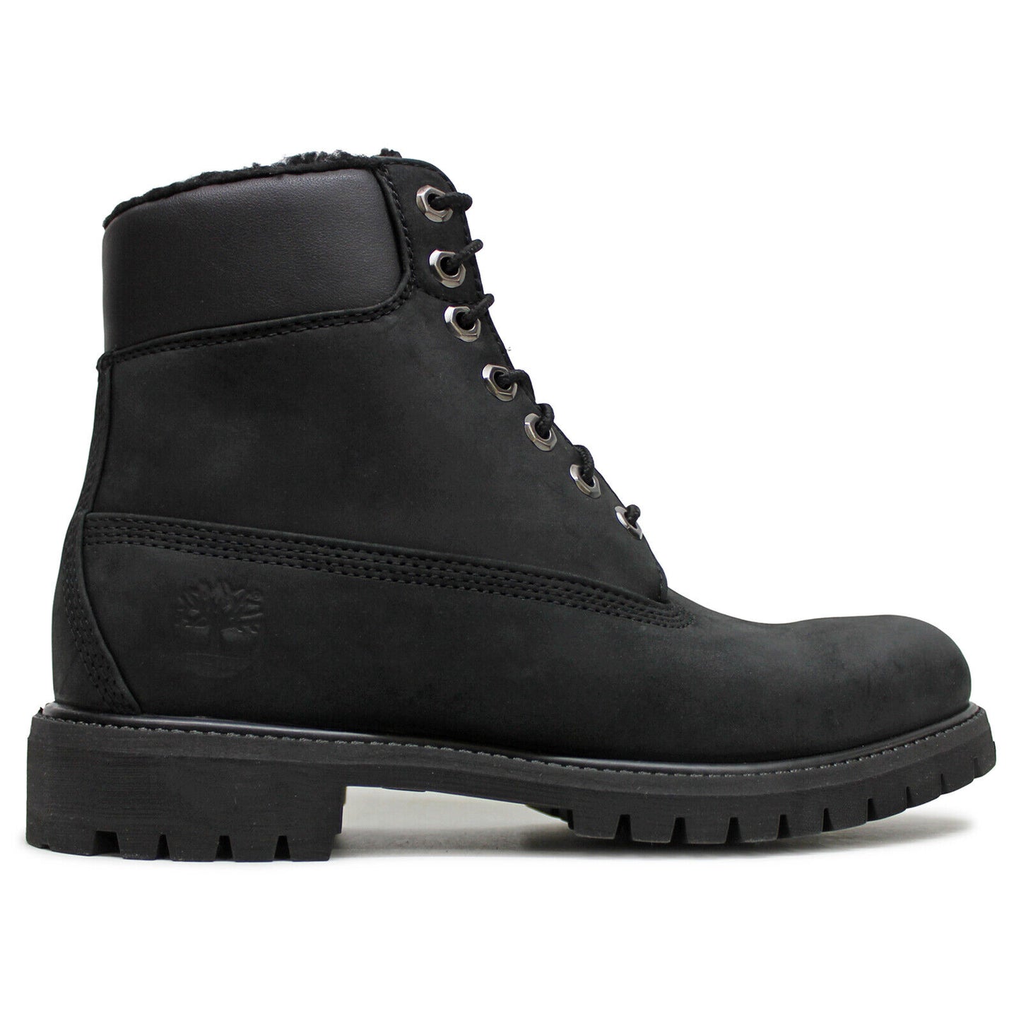 Timberland Mens Boots Premium 6 Inch Warmlined Casual Lace-Up Ankle Nubuck