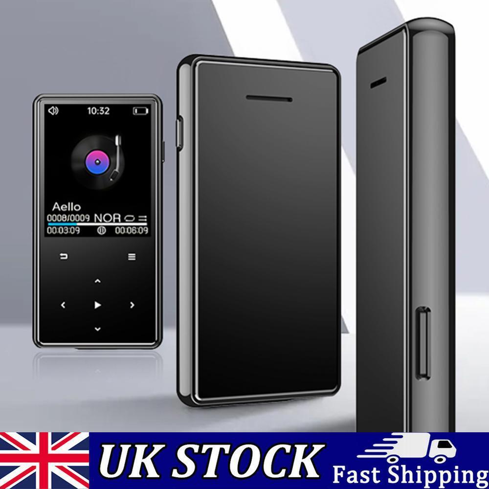 8/16/32GB MP3 MP4 Player with Bluetooth 5.0, Built-In HD Speaker, 1.8" Screen