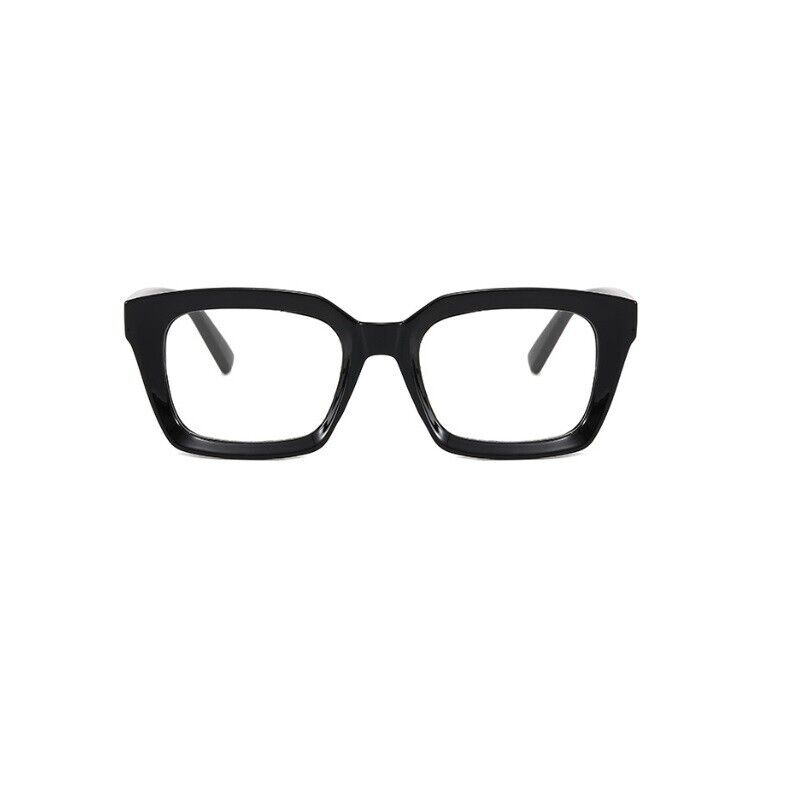 Retro Clear Lens Square Glasses Frame – Unisex Fashion Eyewear for Men & Women