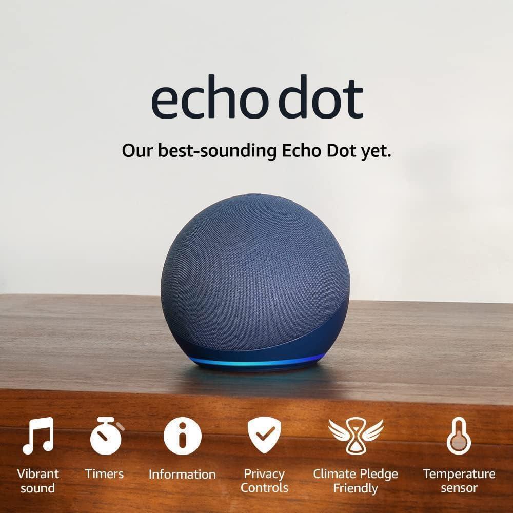 Amazon Echo Dot (5th Generation) β Smart Speaker with Alexa | Deep Sea Blue