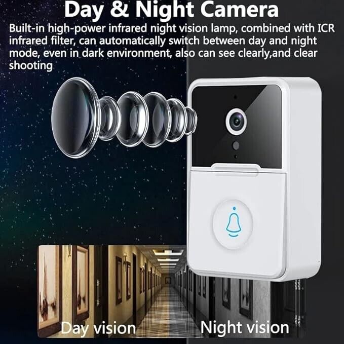 Wireless Smart Video Doorbell Wibell Security Intercom HD Video Camera Door Bell