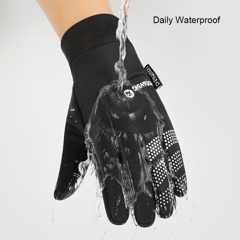 Thermal Windproof Waterproof Winter Gloves Touch Screen Warm Mittens for Men & Women.