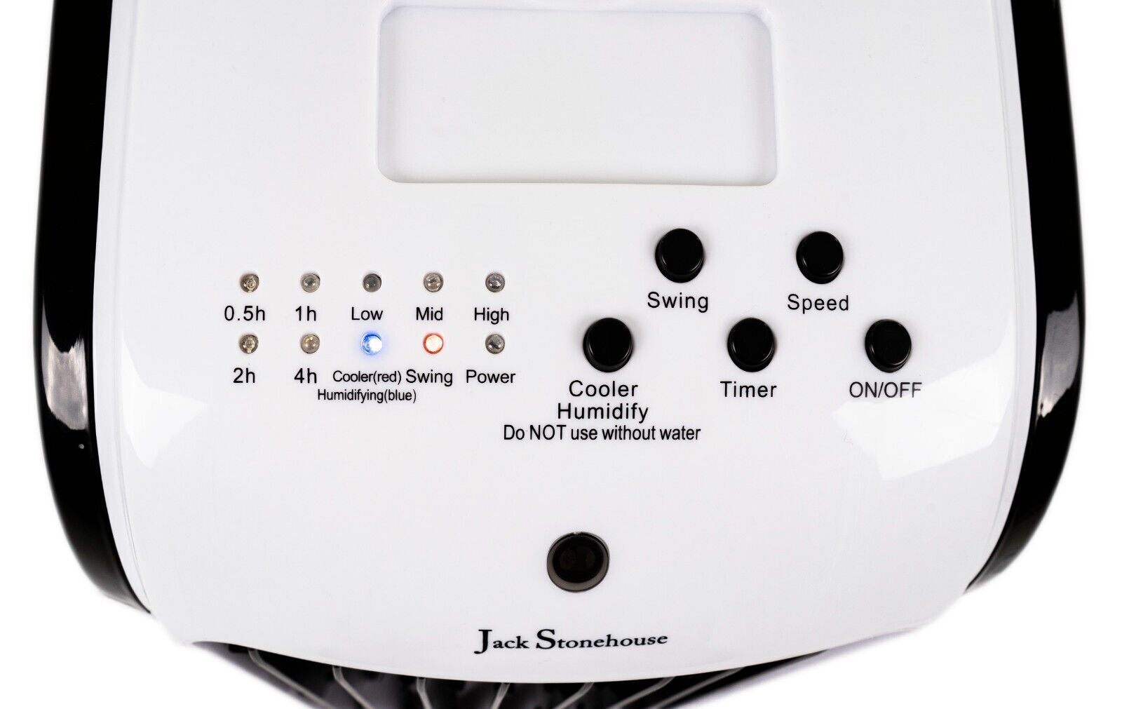 JSH 4L Portable Evaporative Air Cooler & Humidifier – 3-in-1 AC Fan with Remote, Ice Pack & Digital Display – Oscillating Air Cooling Unit for Home & Office
