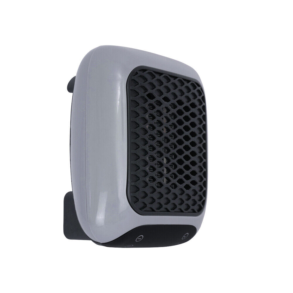 Mini Wall Plug-In Ceramic Space Heater with Remote & Timer, 800W Portable Fan Heater