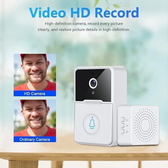 Wireless Smart Video Doorbell Wibell Security Intercom HD Video Camera Door Bell