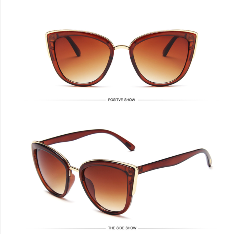 Vintage Retro Cat Eye Sunglasses Womens Fashion Eyewear Shades Eye Glasses