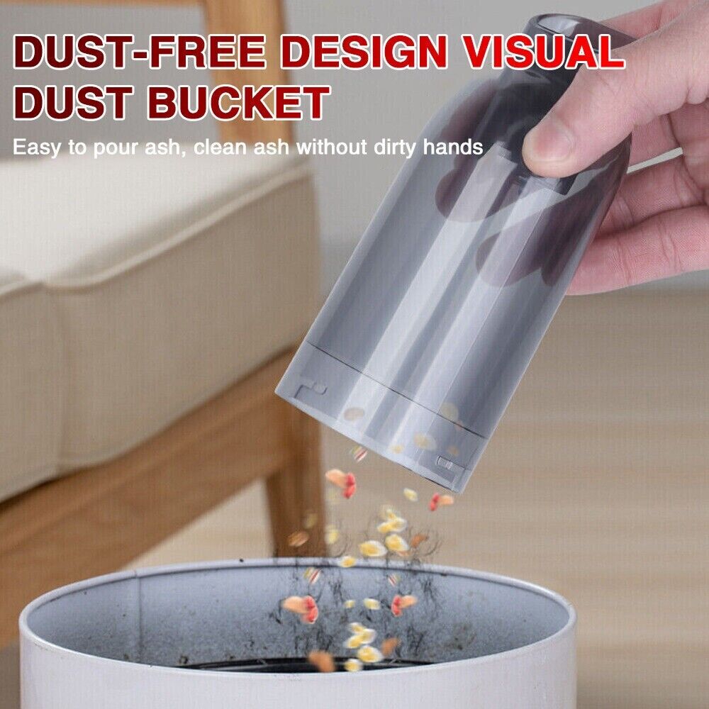Cordless 3-in-1 Car Vacuum Cleaner – Powerful 95000PA Wet/Dry Handheld Vacuum with Blower & Pump, USB Rechargeable