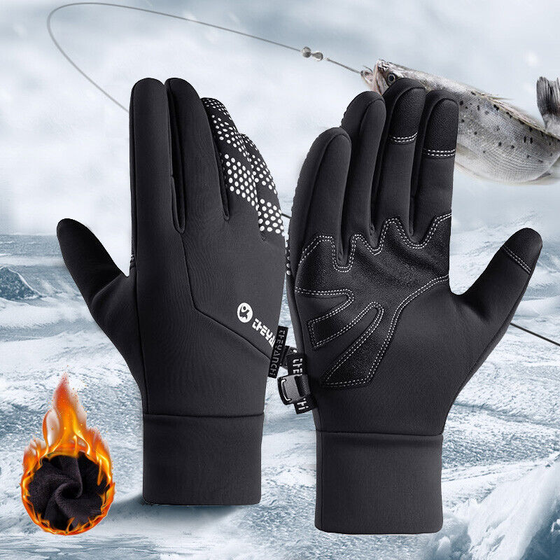 Thermal Windproof Waterproof Winter Gloves Touch Screen Warm Mittens for Men & Women.