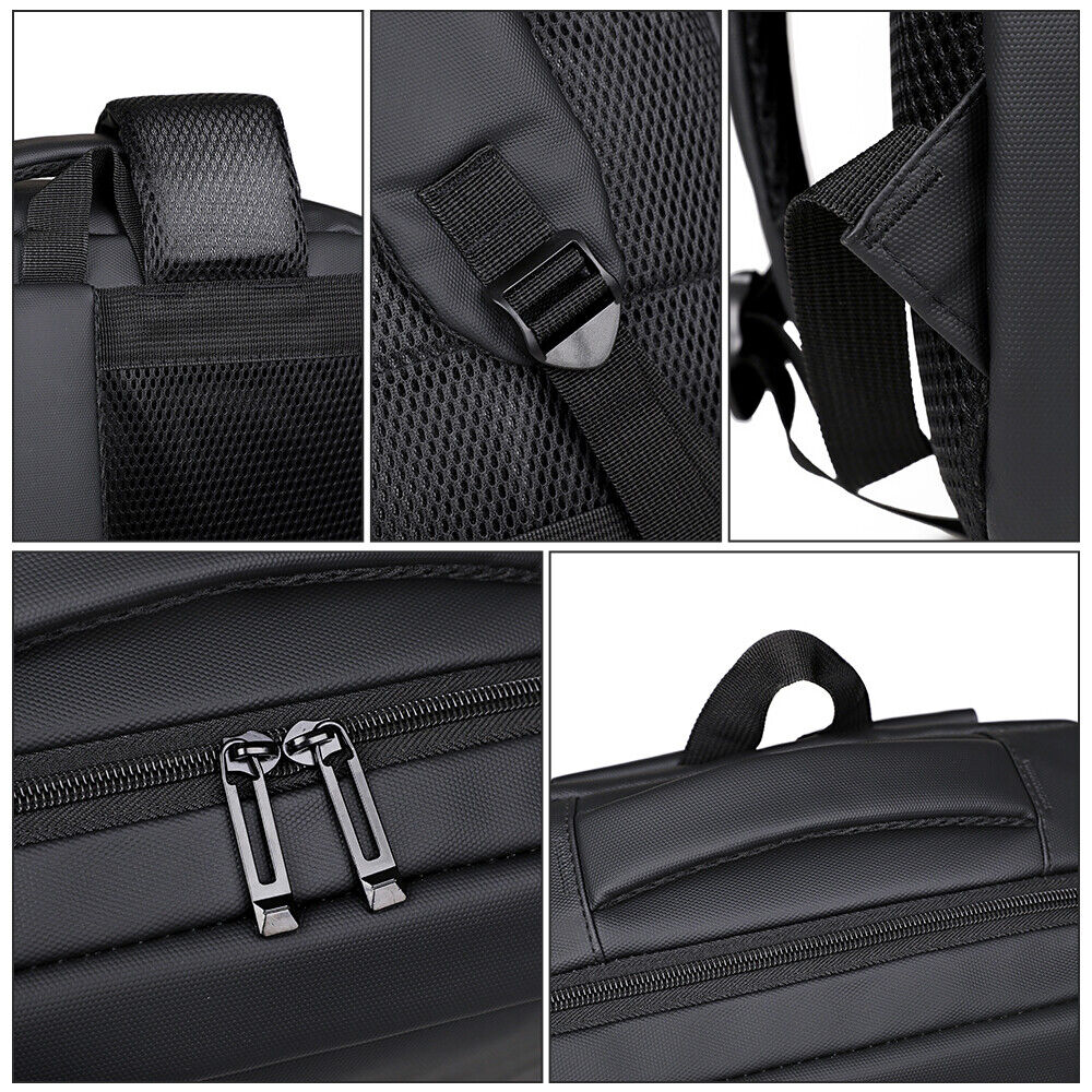 Women Men Backpack anti Theft Laptop Rucksack Business School Bag USB Charging