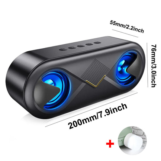 High Bass Ultra Loud Bluetooth Speakers - Portable Wireless Speaker for Outdoor Use