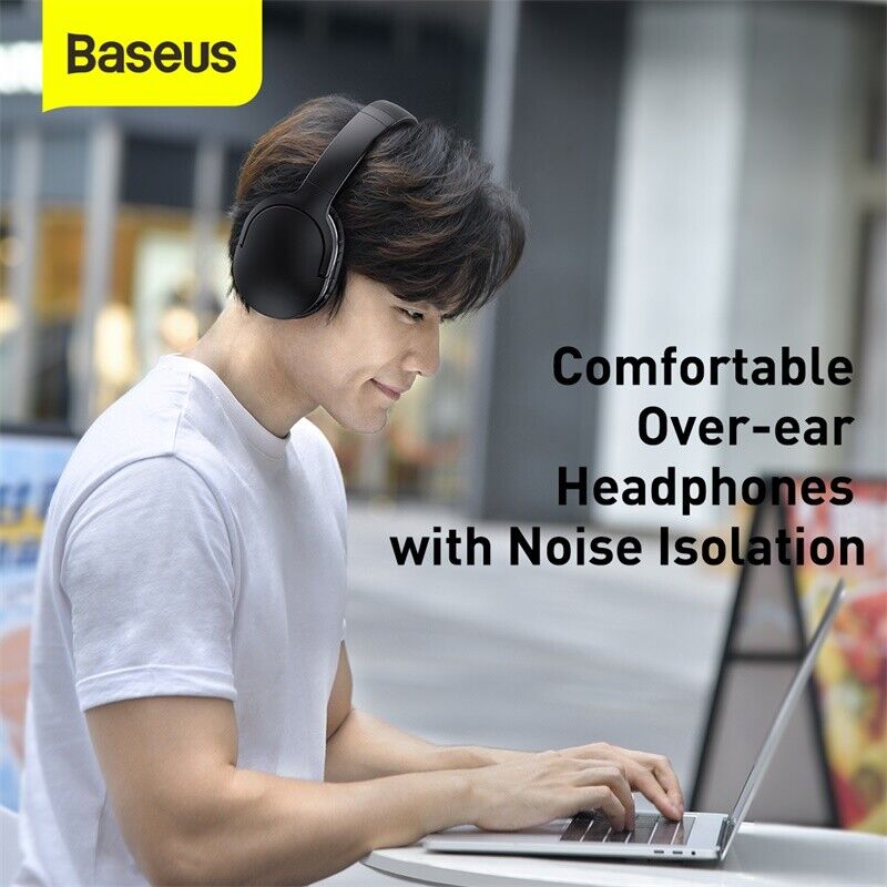 Wireless Bluetooth 5.3 Headphones Foldable Wireless Over-Ear Earphones