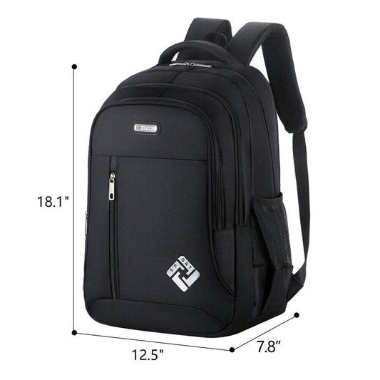 Unisex Backpack Large anti Theft USB Laptop Rucksack Waterproof School Bag