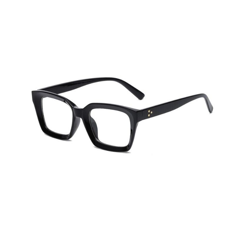 Retro Clear Lens Square Glasses Frame – Unisex Fashion Eyewear for Men & Women