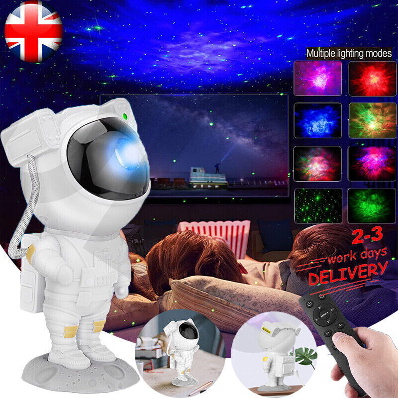 Astronaut LED Starry Galaxy Projector Night Light Lamp Nebula Moon Star
