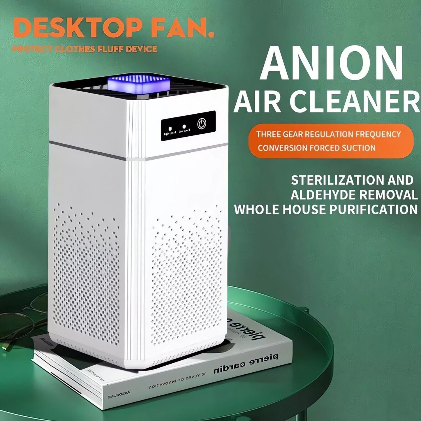 Medical-Grade HEPA Air Purifier for Home – Removes Smoke, Odors, Pet Dander & Allergens | Quiet & Compact