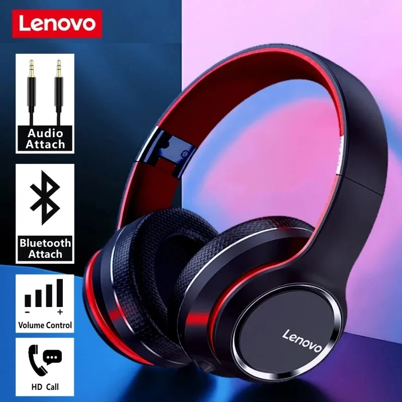 Bluetooth Over-Ear Earphones HD200 Foldable Wireless Headphones Noise Cancelling