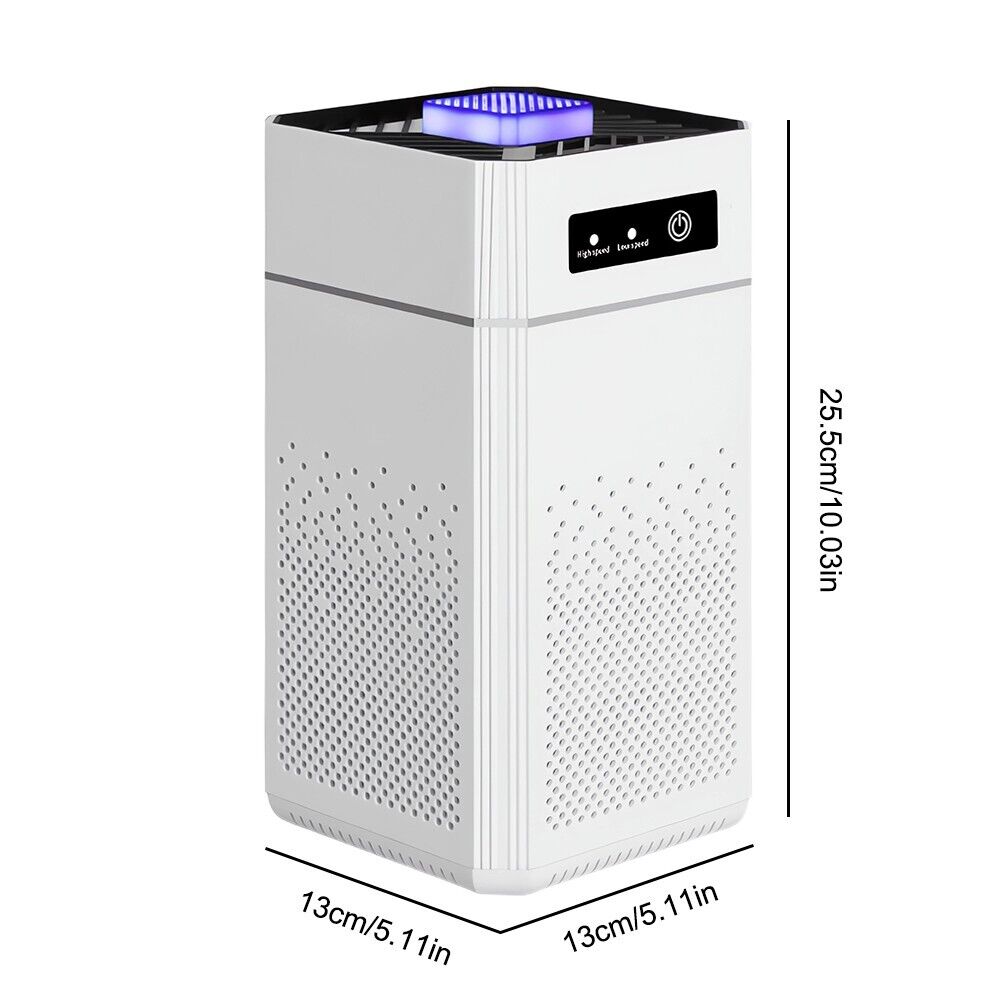 Medical-Grade HEPA Air Purifier for Home – Removes Smoke, Odors, Pet Dander & Allergens | Quiet & Compact