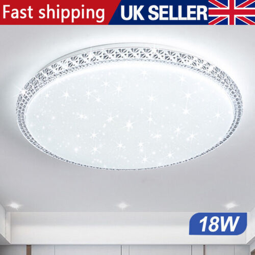 Modern LED Ceiling Light - Round Panel Downlight for Living Room, Bedroom, or Wall Installation