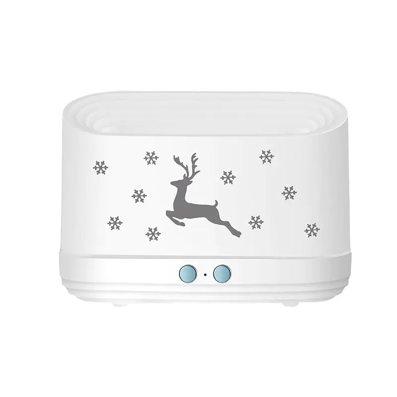 Elk Flame Humidifier Diffuser: Silent Household Atmosphere Lamp for Home Decor