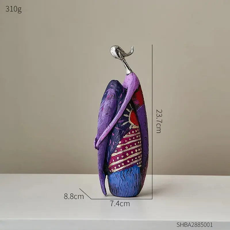 Nordic Style Creative Abstract Home Decoration Figure Sculpture Living Room Modern Art Figurine Desk Decoration - Gifts