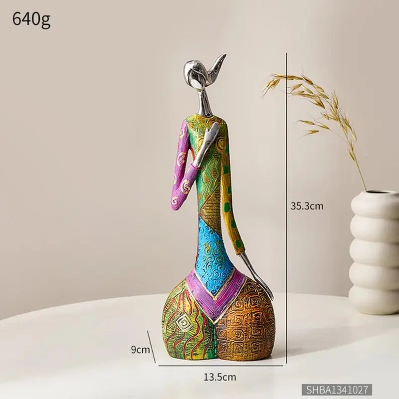Nordic Style Creative Abstract Home Decoration Figure Sculpture Living Room Modern Art Figurine Desk Decoration - Gifts