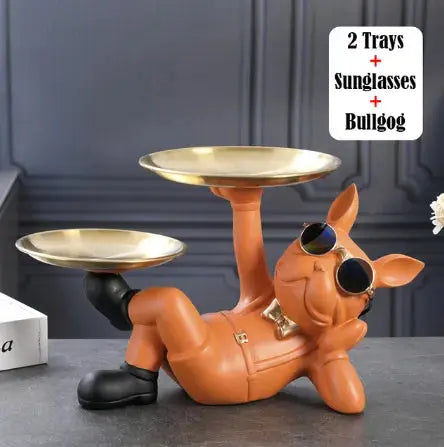 Enhancing Your Home's Aesthetic: Unique Bulldog Animal Figurines for Stylish Room Decor and Interior Accents