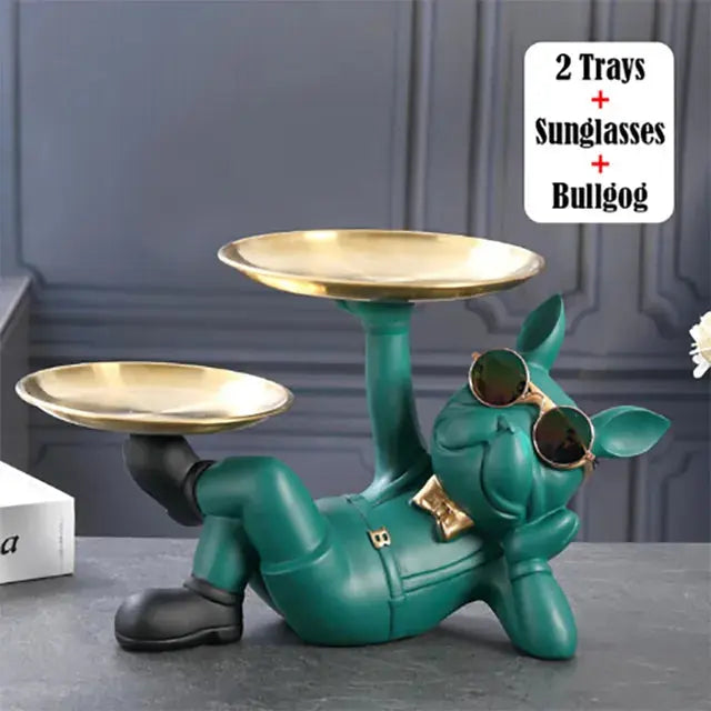 Enhancing Your Home's Aesthetic: Unique Bulldog Animal Figurines for Stylish Room Decor and Interior Accents