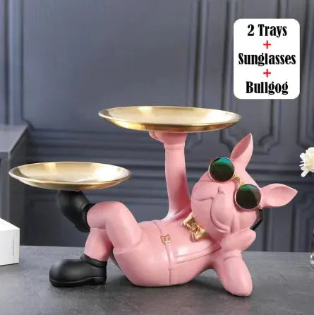 Enhancing Your Home's Aesthetic: Unique Bulldog Animal Figurines for Stylish Room Decor and Interior Accents