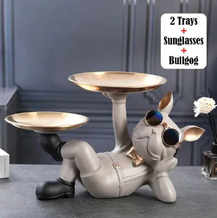 Enhancing Your Home's Aesthetic: Unique Bulldog Animal Figurines for Stylish Room Decor and Interior Accents
