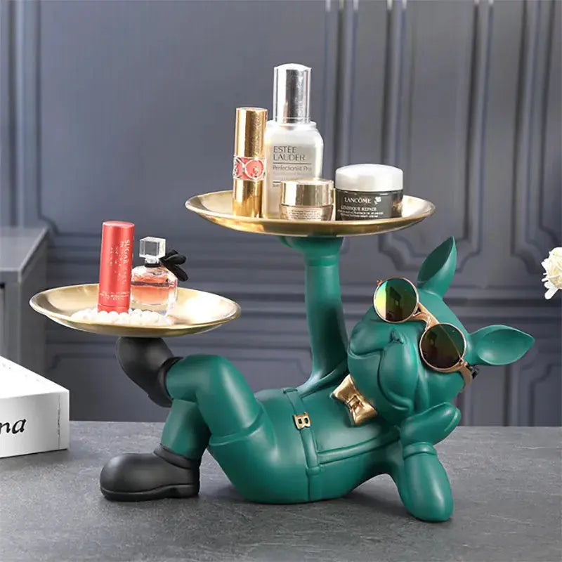 Enhancing Your Home's Aesthetic: Unique Bulldog Animal Figurines for Stylish Room Decor and Interior Accents