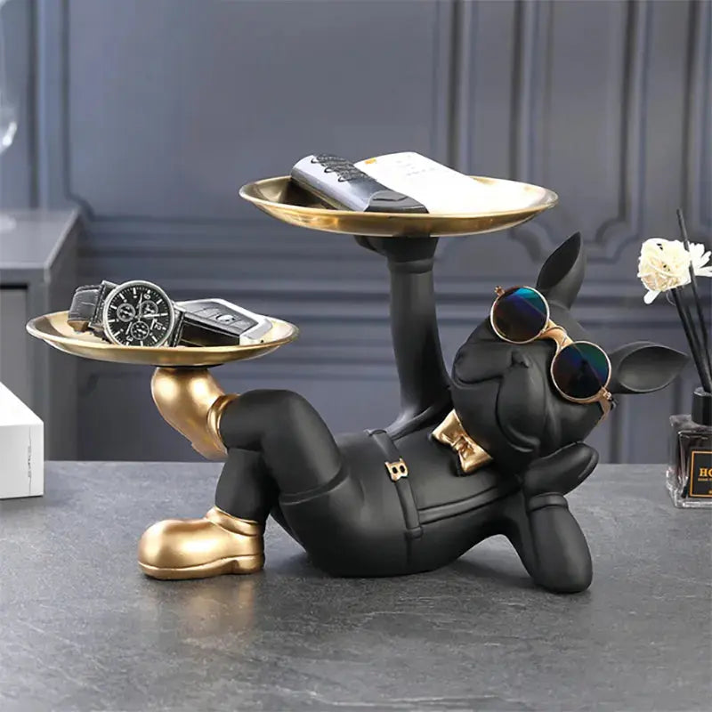 Enhancing Your Home's Aesthetic: Unique Bulldog Animal Figurines for Stylish Room Decor and Interior Accents