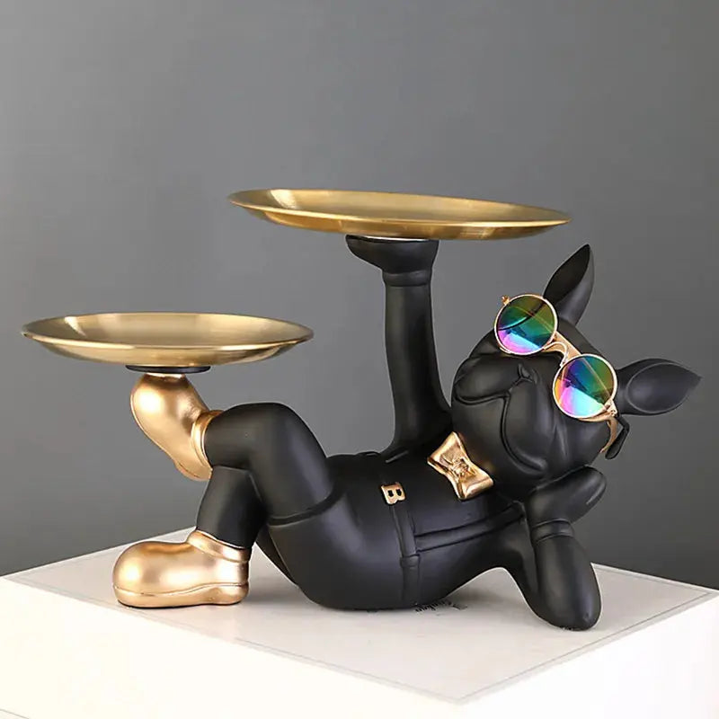 Enhancing Your Home's Aesthetic: Unique Bulldog Animal Figurines for Stylish Room Decor and Interior Accents