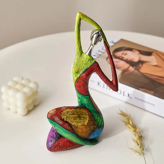 Nordic Style Creative Abstract Home Decoration Figure Sculpture Living Room Modern Art Figurine Desk Decoration - Gifts